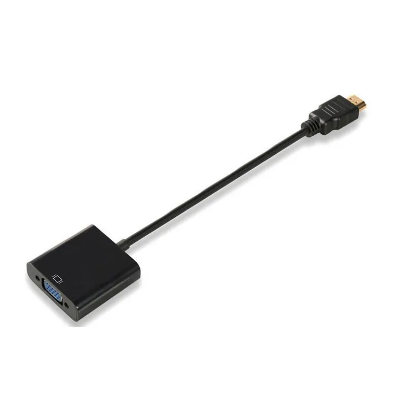 QVS HDMI Male To VGA/ 3.5mm Female 1080p Video Converter 6 In. - Black - Foto 12