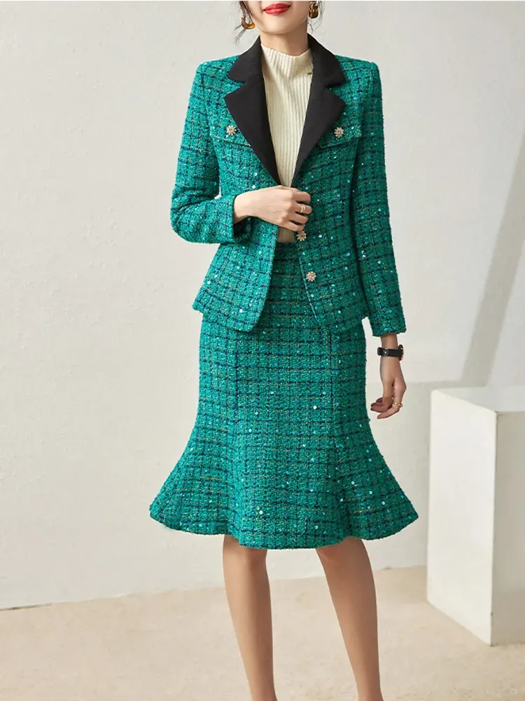 Vestito shop giacca paillettes