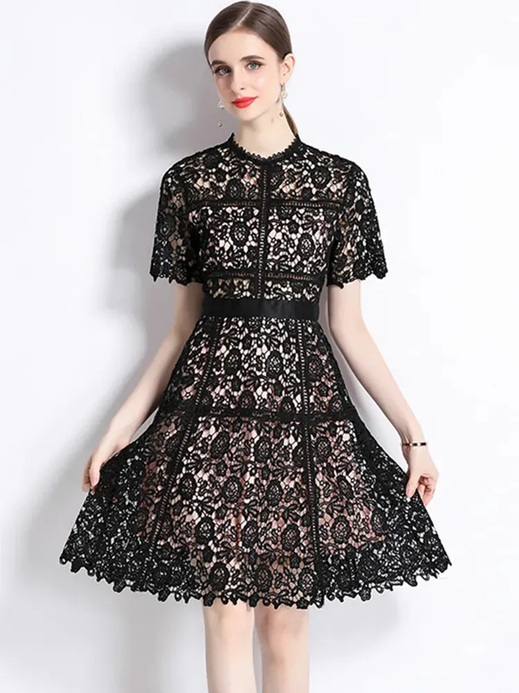 lucille lace maxi dress Bec and Bridge Lucille Lace Maxi Dress in Black – Coco & Lola main image 1