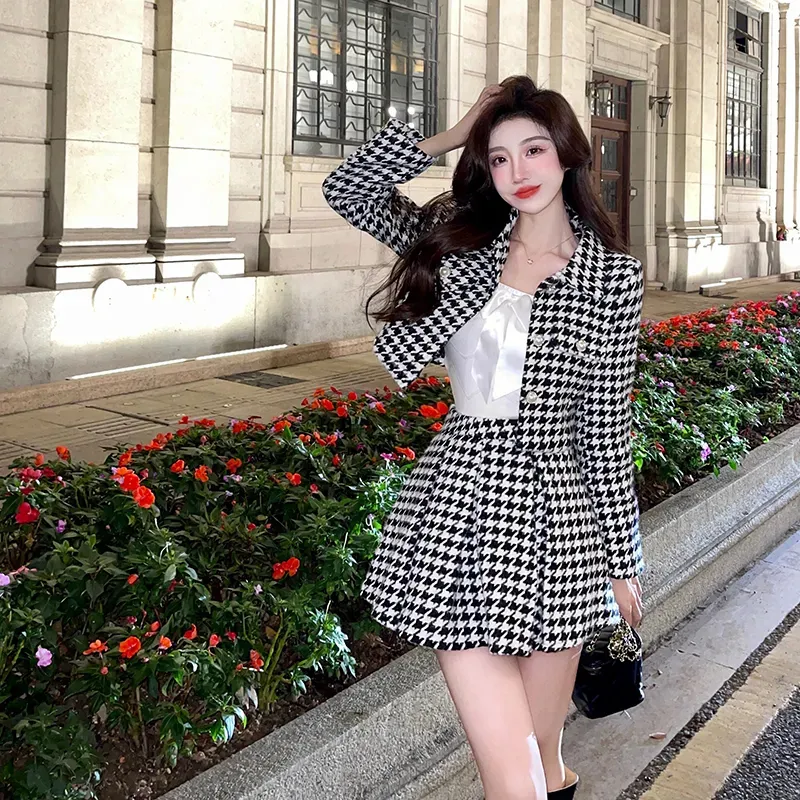 Womens Two Piece Short Set Vintage Tweed From Join3, $40.41