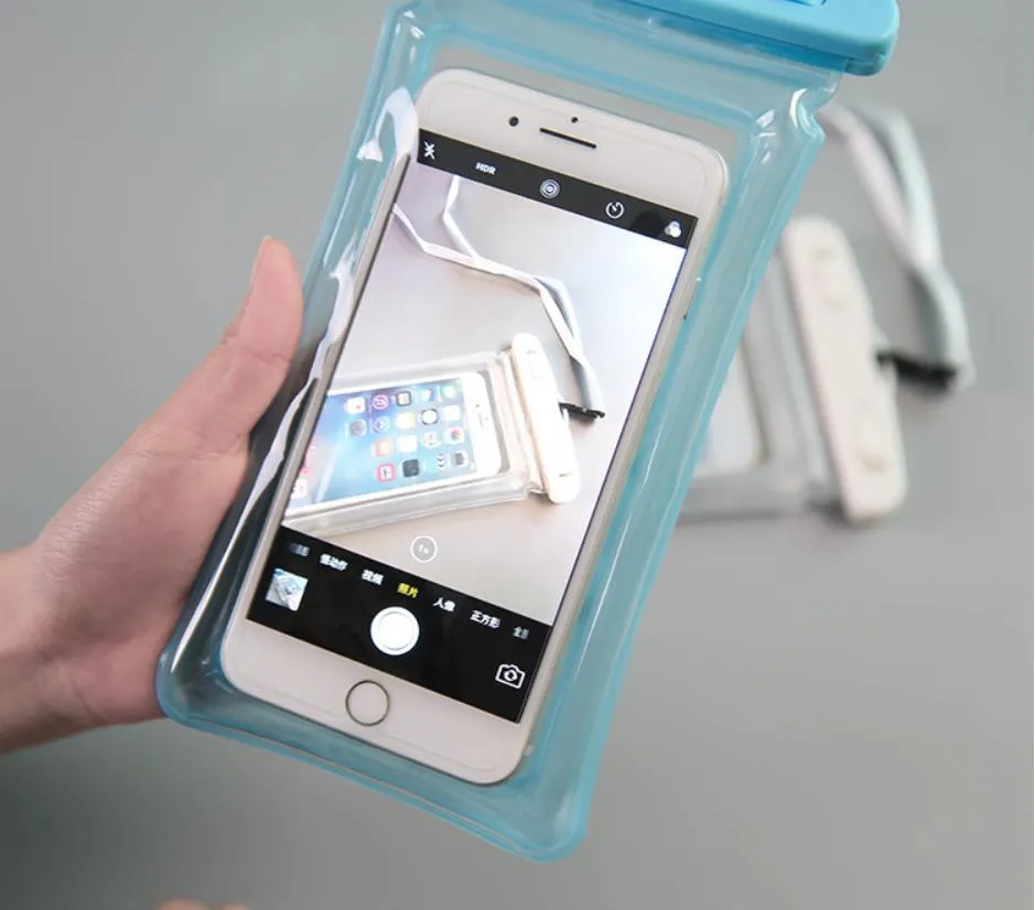 Phone Case Floating Module SN6267 Waterproof Floating Phone Pouch 6 Inch PVC Protective Case With ...