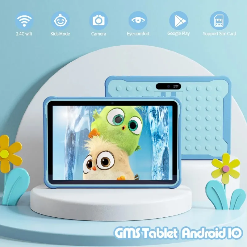 Pritom Tablet Bambini Da 10 Pollici Android 10 Go WIFI 3G SIM