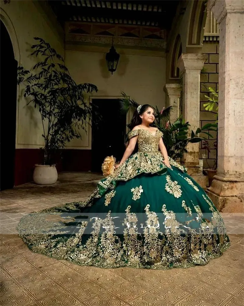 slim fit dress slacks Sage Green Floral Quinceañera Ball Gown with 3D Appliqués and Glitter Tulle  – Custom Made main image 0