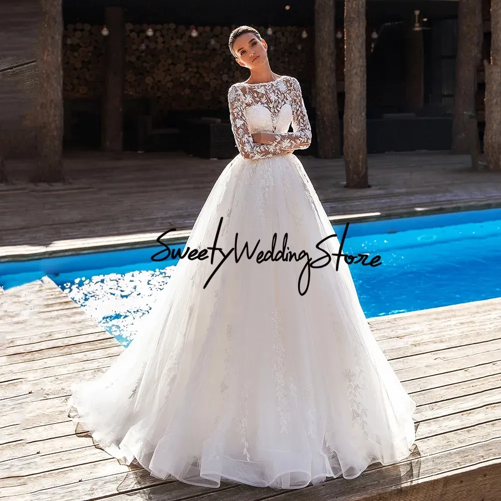 Modest Plus Size Wedding Dresses Beach Wedding Chiffon A Line