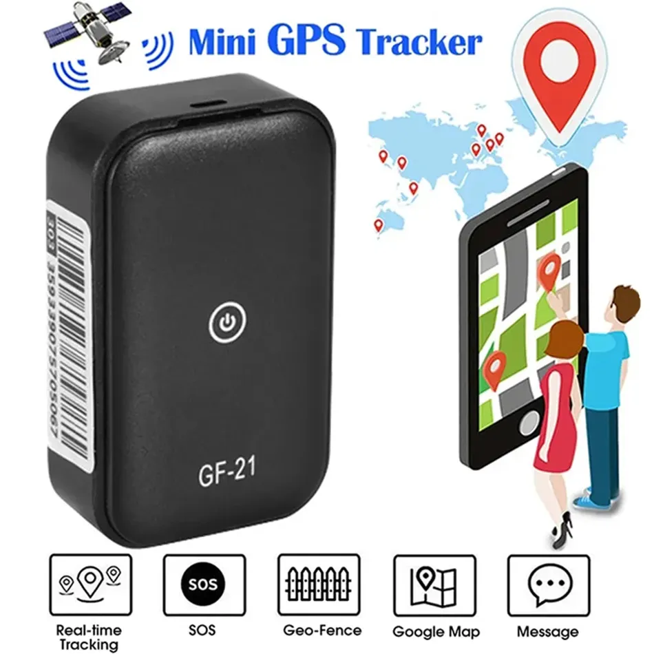 Mini localisateur Gps pour voiture, dispositif de suivi anti-vol,  anti-perte d'enregistrement, GPS tracker locator en plastique magnétique  GSM GPRS