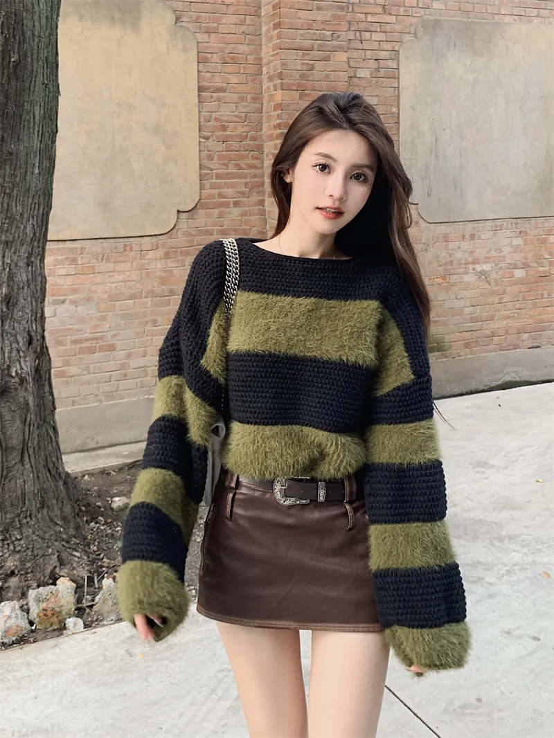 DHgate.com:Womens Autumn Knitted Mohair Wool Sweater with DHgate.com:Womens Autumn Knitted Mohair Wool Sweater with