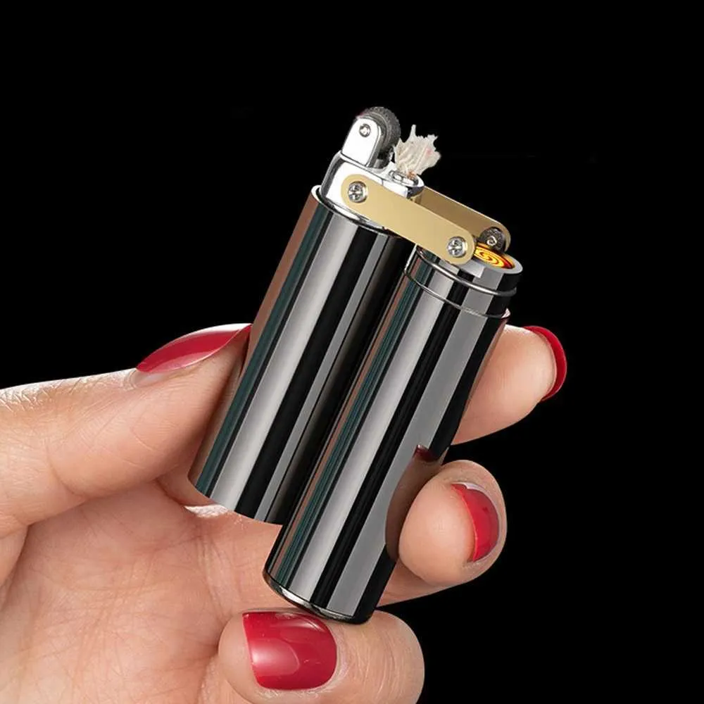 Lighters Nunchaku No Gasoline Electric Lighter Novelty Blowing Plasma