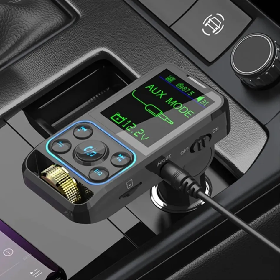 BC83 Car Bluetooth MP3 Player FM Transmitter Type C PD QC3.0 Fast Charging  EQ Regulator Car Accessories