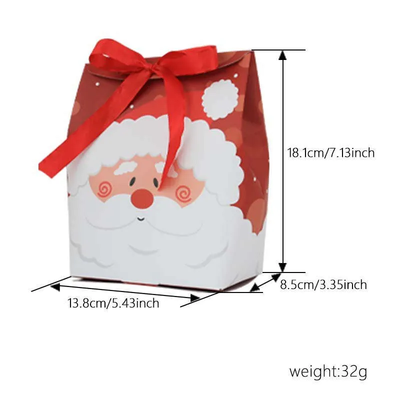 Xmas Ropes Carton Merry Christmas Rope Wrap Gift Paper Boxes Portable Advent Calendar ...