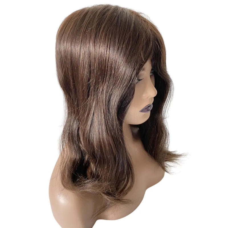 14 Inch Dark Brown 130% Density European Virgin Remy... From  display picture 3