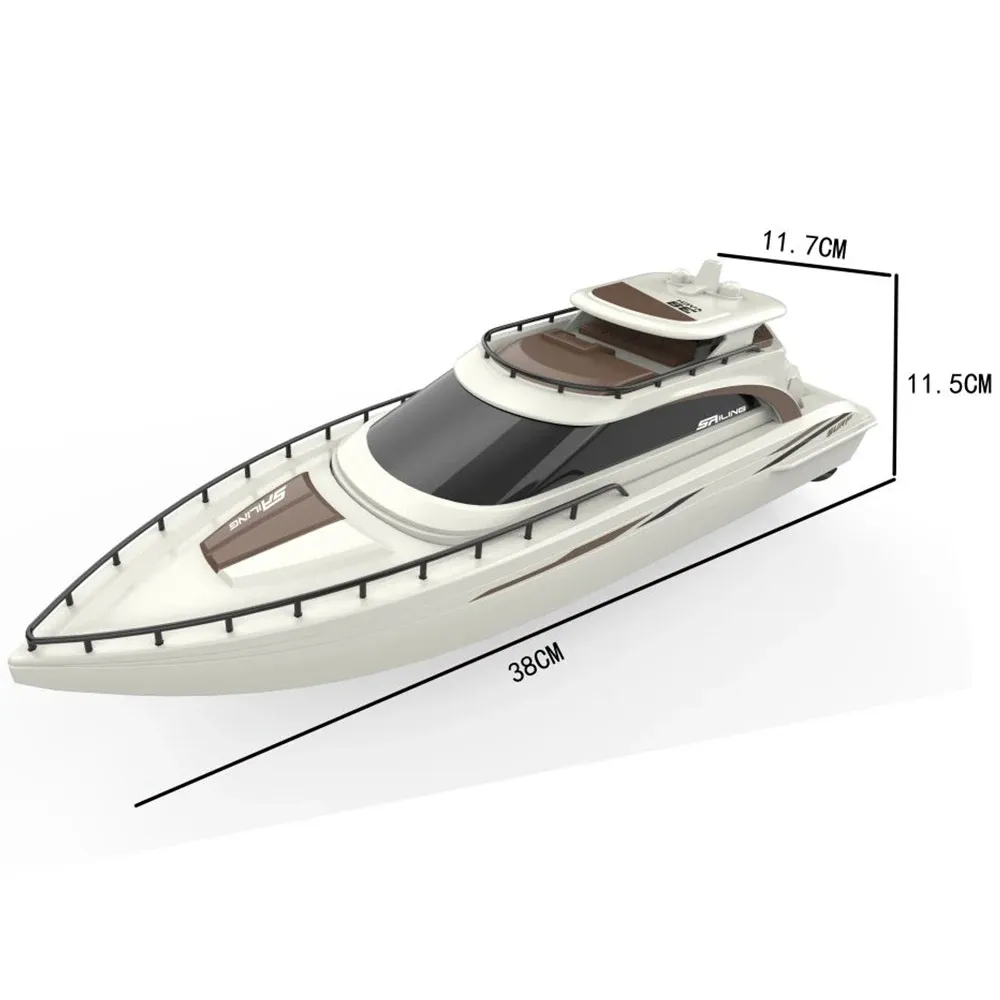 ACAGALA RC-Boot 30 Km/h Hochgeschwindigkeit - Wasserdichtes Fernsteuerungsboot Für Pool & See