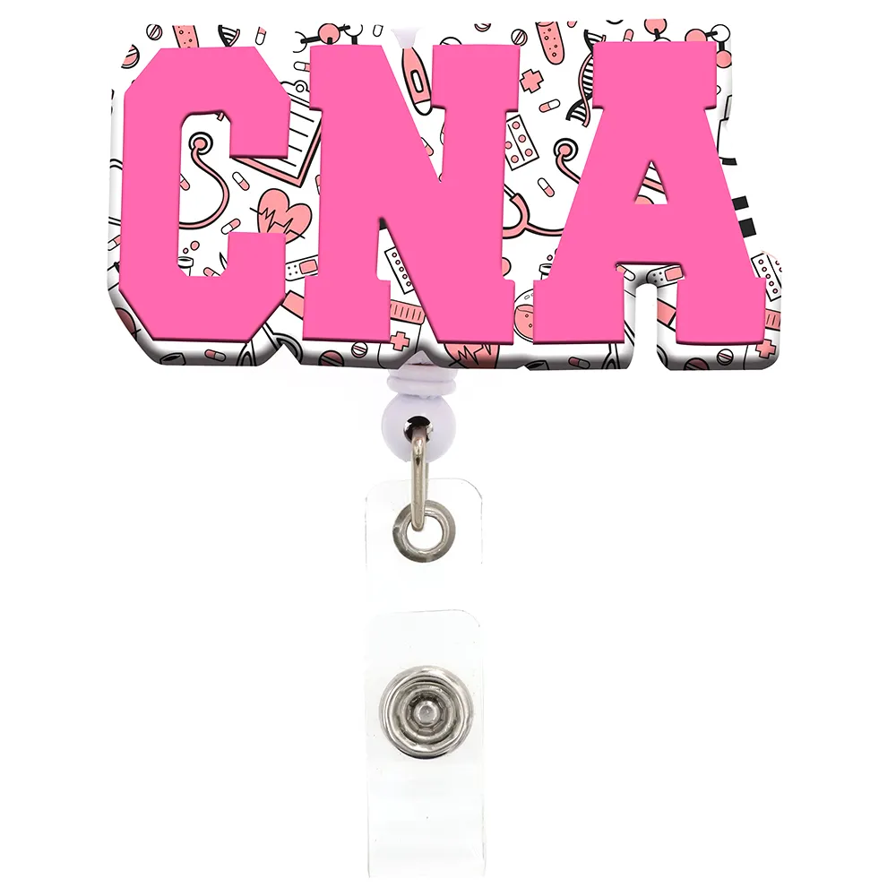 Funny Pharmacy Tech Badge Reel – Cute Pill Bottle Design For Nurses & Medical Workers - View #5