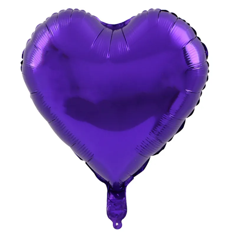EW0104 50 Pack 18 Inch Heart Shaped Mylar Foil Balloons Valentines Day ...
