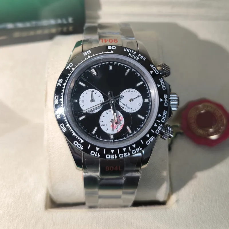 Le Mens watch luxury DHgate 40mm automatic mechanical sapphire designer watch 904L stainless steel panda dial Montre De Luxe watches Wristwatches AAA