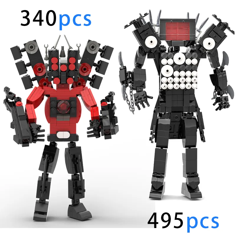 Toilet Man VS Surveillances Man Figure