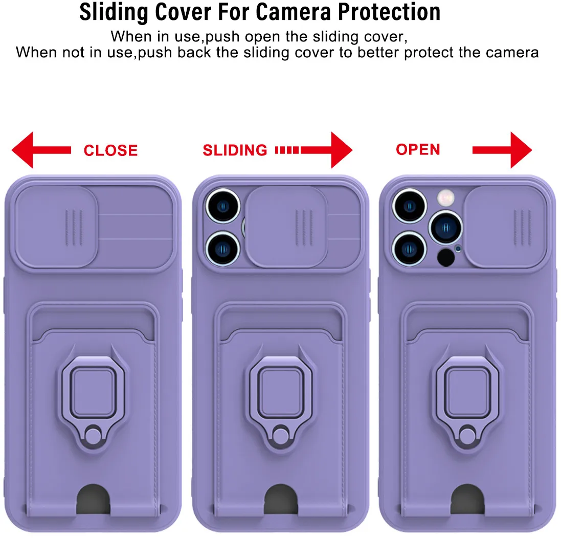For iPhone 15 Pro Max 15 Pro Slide Camera Lens Protection Cover