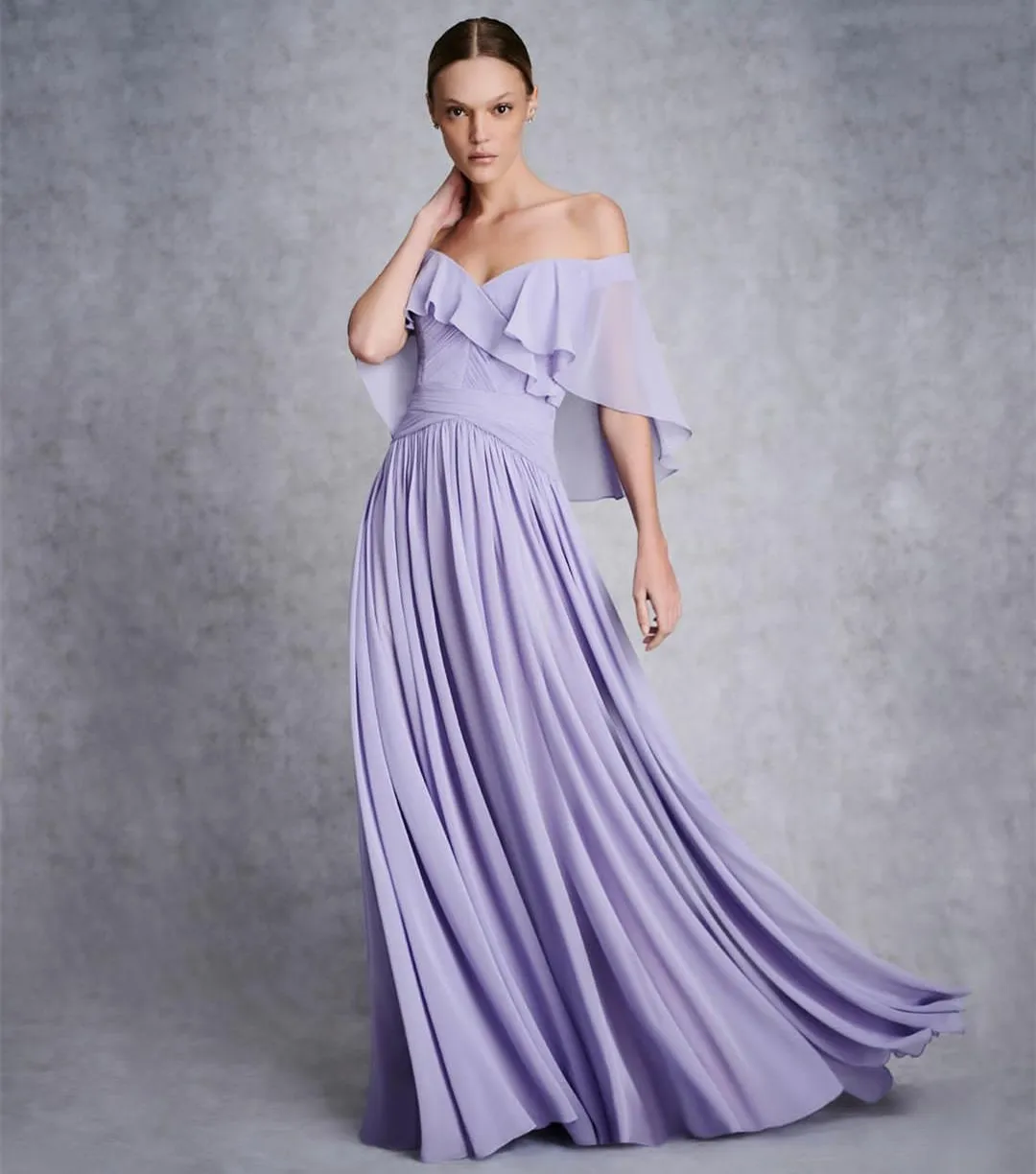 slim fit dress slacks Honey Lilac Maxi Dress - US 4 main image 0