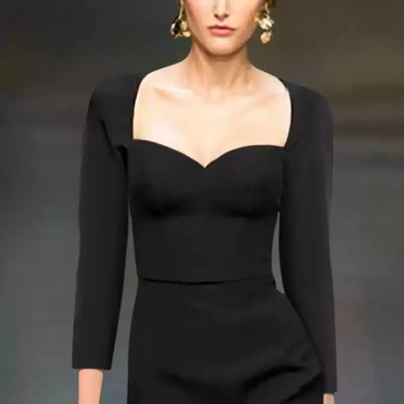 sque neck dress runway Debenhams Women's Runway 1.8.1.8 Fringe Square Neck Mini Dress in Black