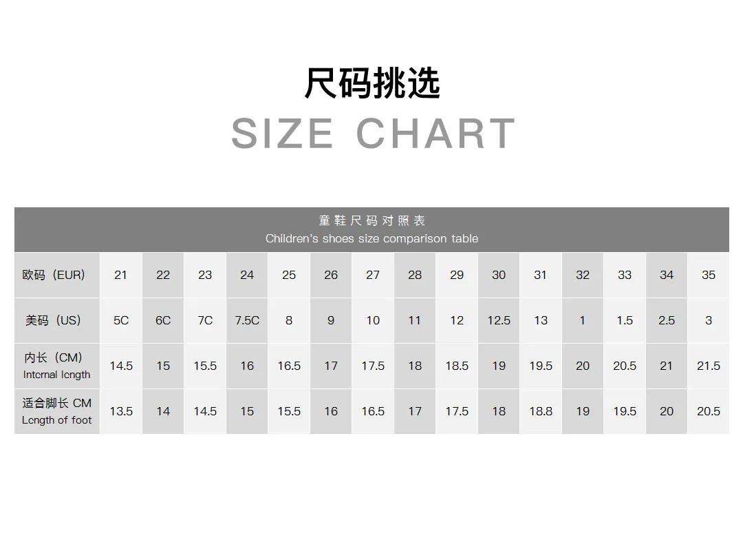 Children's Clothing - International Size Conversion Chart - kiwisizing.com