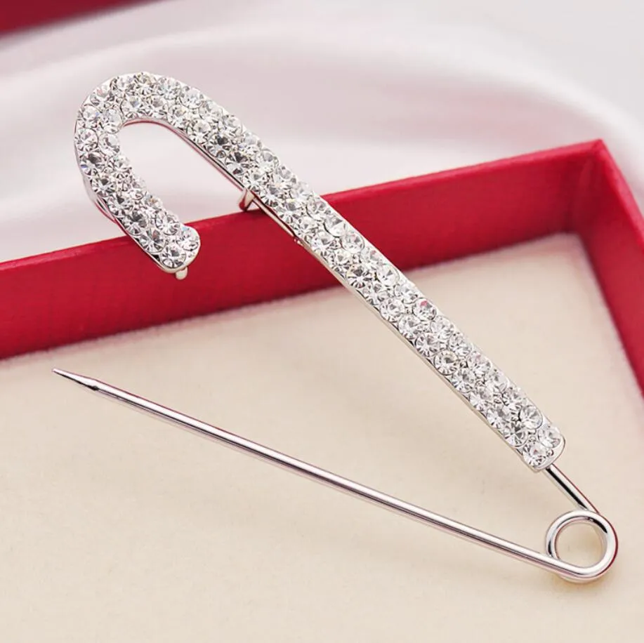 Simple Texture Brooch Designer Letter Brooch Pins Luxury Diamond ...