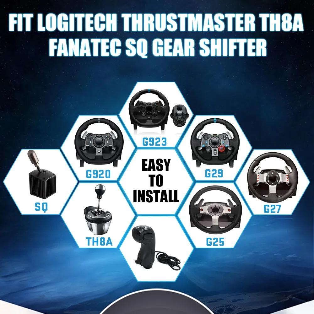 PC USB High Low Gear Simulator Shifter Knob For Logitech G923 G29 G27