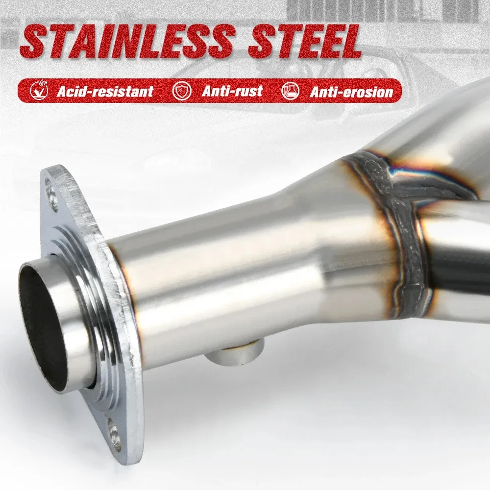 Stainless Exhaust Manifold Header For 88-00 Honda Civic D-series EJ/EG/EH/EK D15 In | Whizz Exhaust Pipe Connector - Foto 7