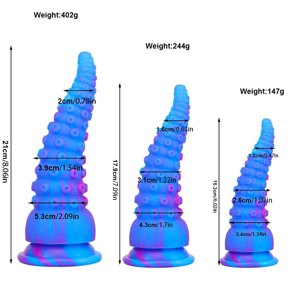 Silicone Tentacle Anal Plug Medical Silicone Pink Blue S M L for Female  Prostate Massage from Dhgate Dildos/Dongs