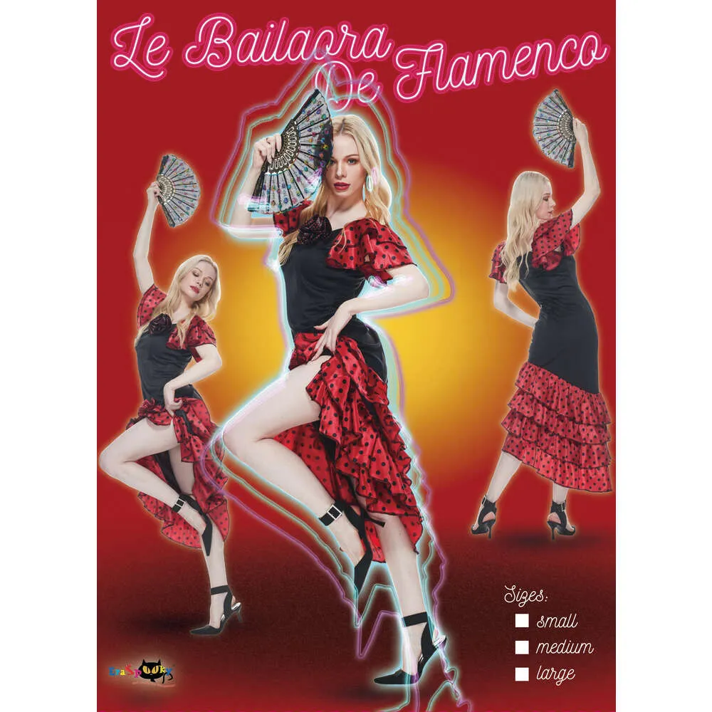 Disfraz Mujer Bailarina Española - Talla S — Carnaval