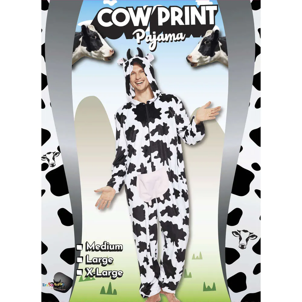 Eraspooky Hooded Cows Pamas For Adults Full Body Foschini Sleepwear For Women And Men Perfect For Cosplay Carnival Christmas And Costumes From Qqmall 41.43 DHgate.Com