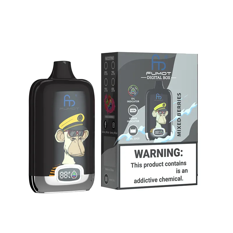 Le Meilleur Fumot Randm Digital Box Kit De Vape Jetable 12000 Bouffées