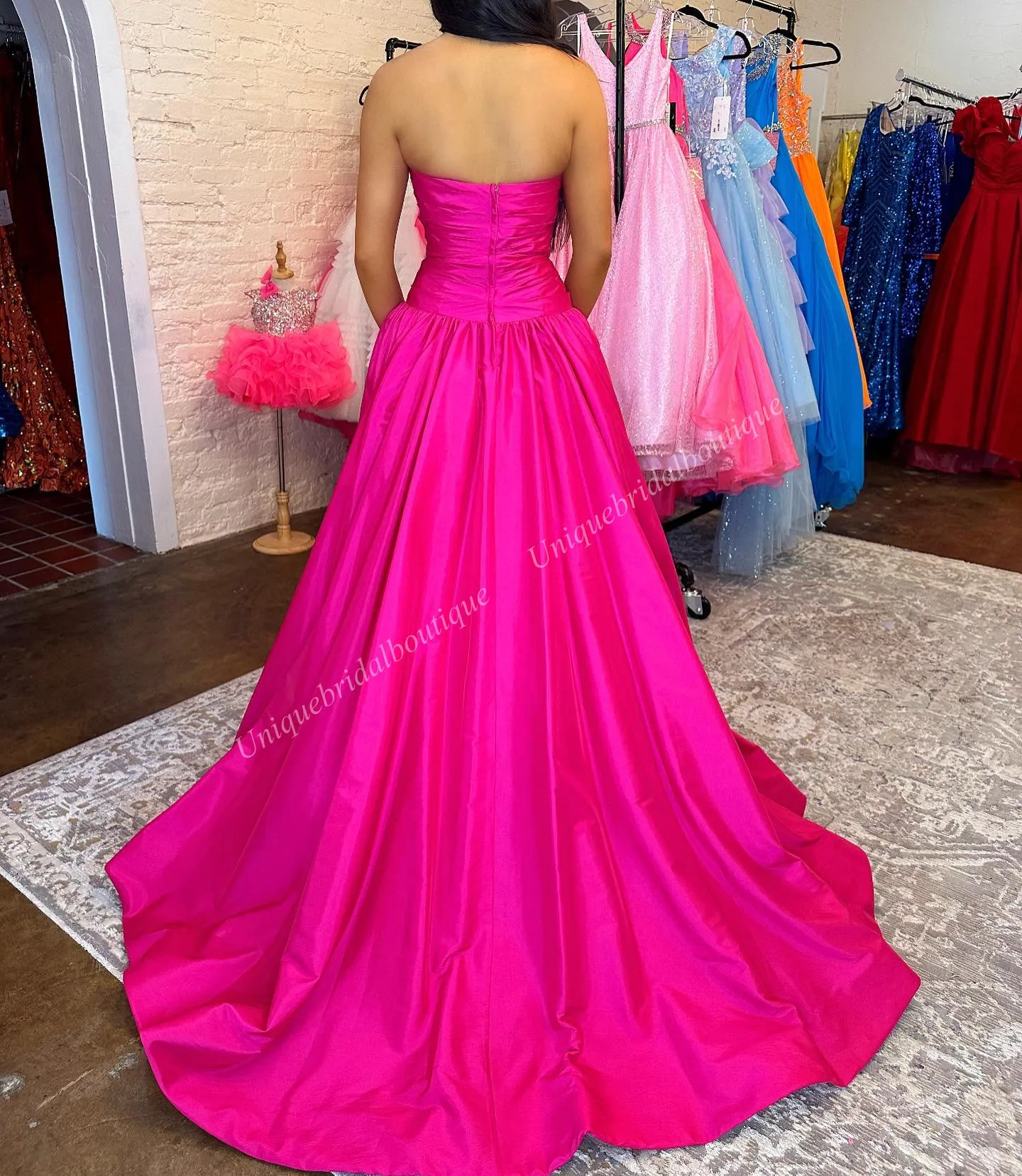 Red Satin Drop Waist long Satin prom dress with Pleated Satins - Perfect for Formal Evening, Cocktail Parties, Weddings, and Galas - Available in Red Satin Drop Waist long Satin prom dress with Pleated Satins - Perfect for Formal Evening, Cocktail Parties, Weddings, and Galas - Available in