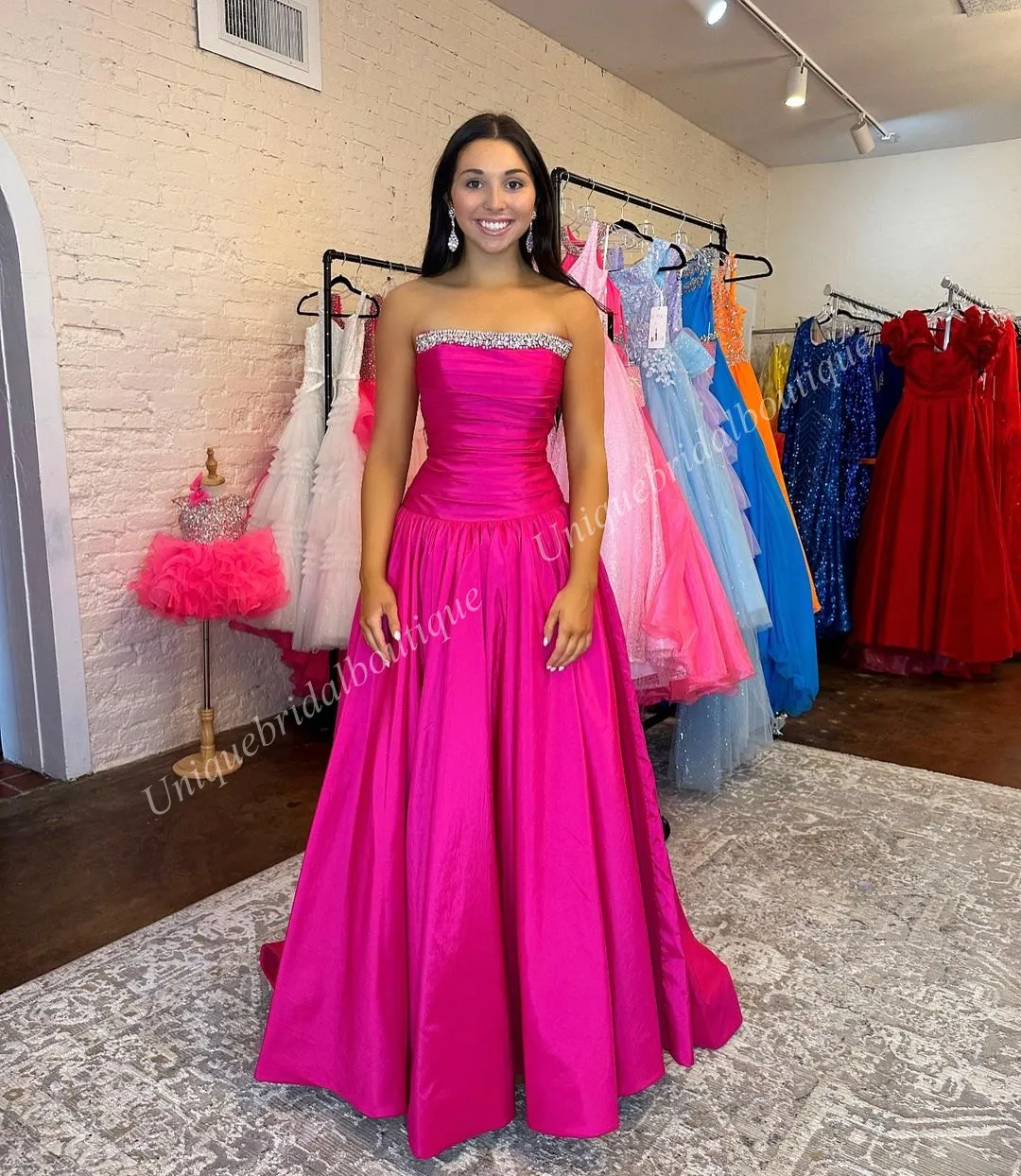 Red Satin Drop Waist Satin Corset Prom Dress With Pleated Satins Perfect For Formal Evening Cocktail Parties Weddings And Galas Available In 2k24 Sizes Elegant Red Capet Runway Style With Emerald Fuch...