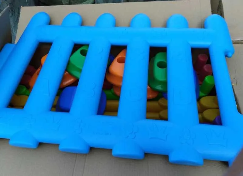Baby Rail YLWCNN Toddler Panels Kid Ball Pool Plastic Fence Baby White Plastic Playpens Gate Soft Play Toy Ball Fence Accessories PlaypensL231028