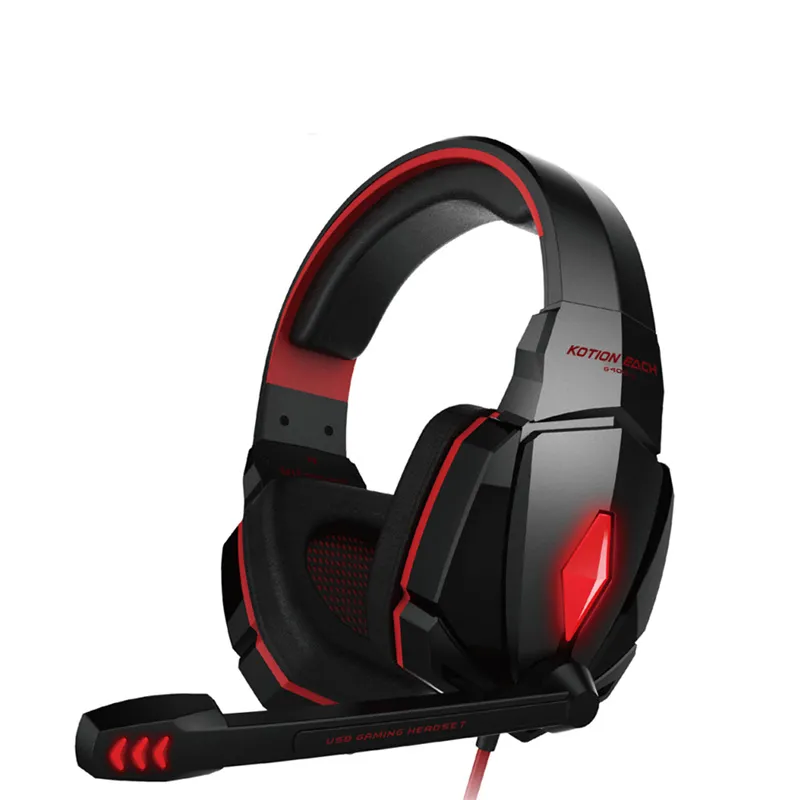 Kotion Each G4000 Gaming Headphones Deep Bass 3.5mm Plug Stereo Sound Gaming Headset With Microphone LED Light For PC Gamer Tablet Laptop PS4 Xbox One Earphones From 13 03 DHgate