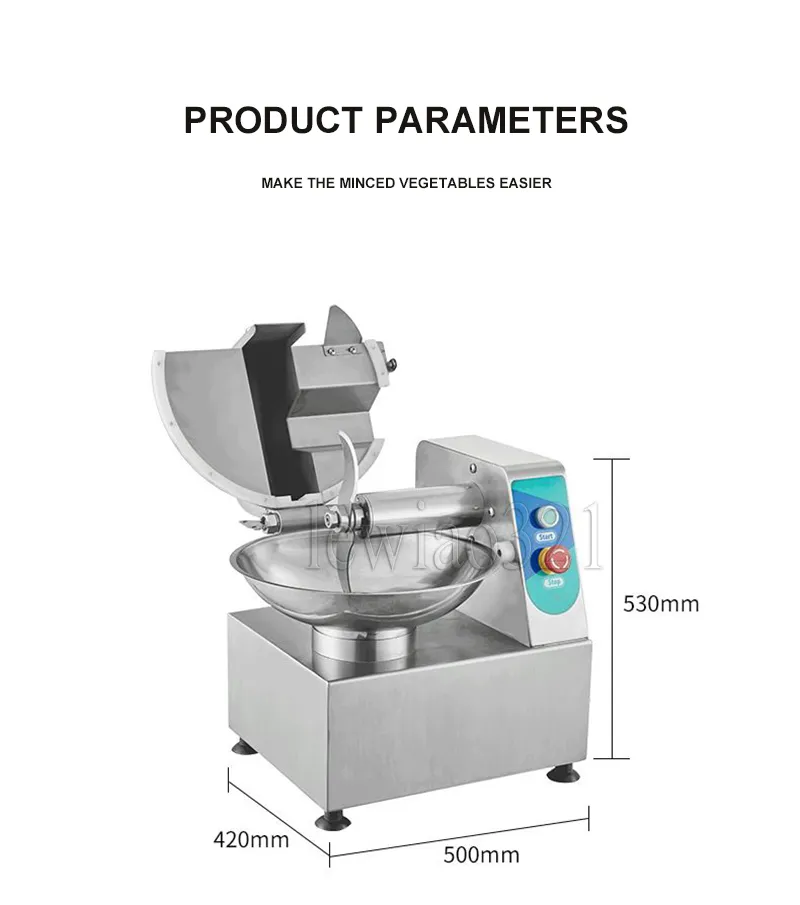 Commercial Electric Food Cutter And Fruit Chopper Processor For Grinding  Ginger, Garlic, Peanut, And Soy Beans From Lewiao321, $1,105.53