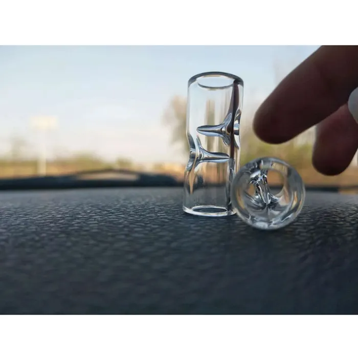 Wholesale Wholesale 12X30mm Thick Glass Filter Tip Smoking Pipe For Pre