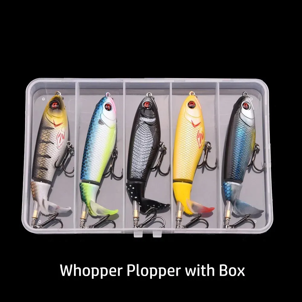 Floating Rotating Tail Whopper Plopper Soft Plastic Fishing Lures