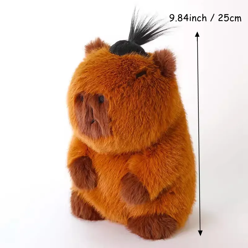 Pelúcia Capivara Desenho Animado - bonitos do Plushie do Capybara