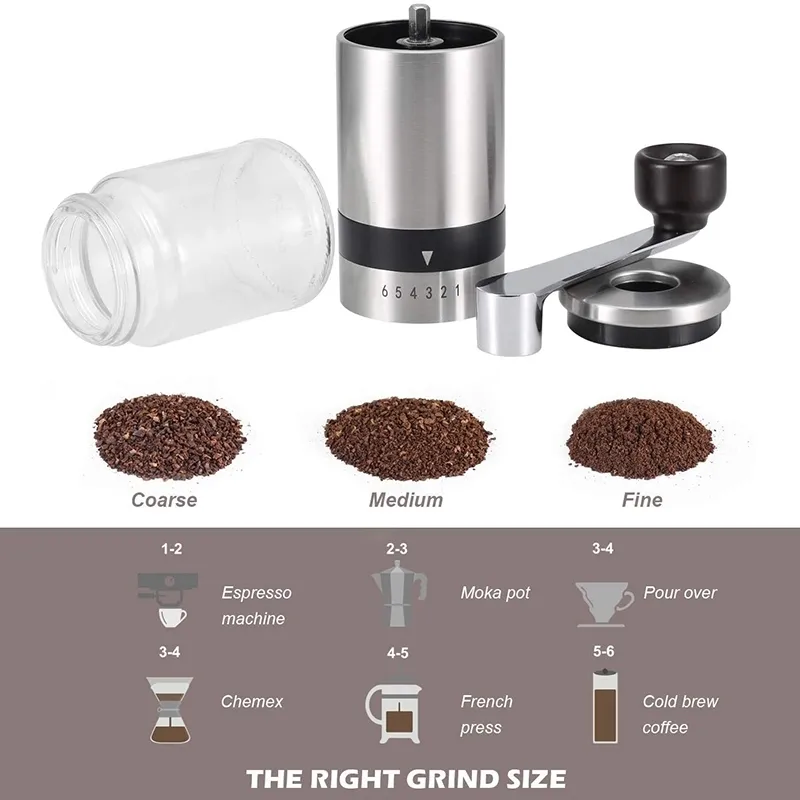 Handheld Burr Coffee Grinders Home Portable Handheld Burr Coffee