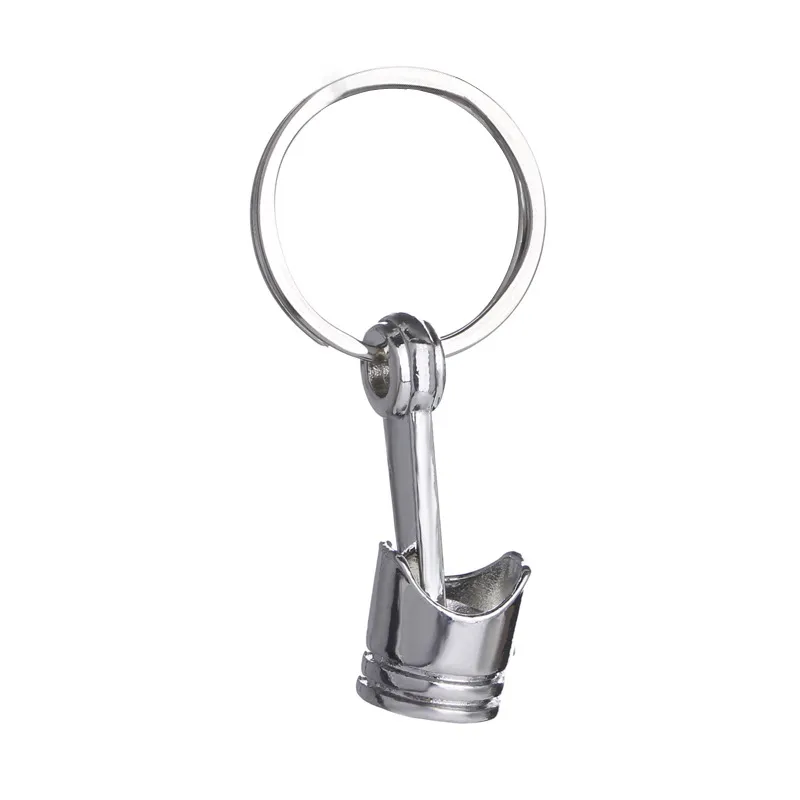 Personalized Car Keychains Engine Piston Metal Keychain Fashion Jewelry Gift Keyring Key Chain