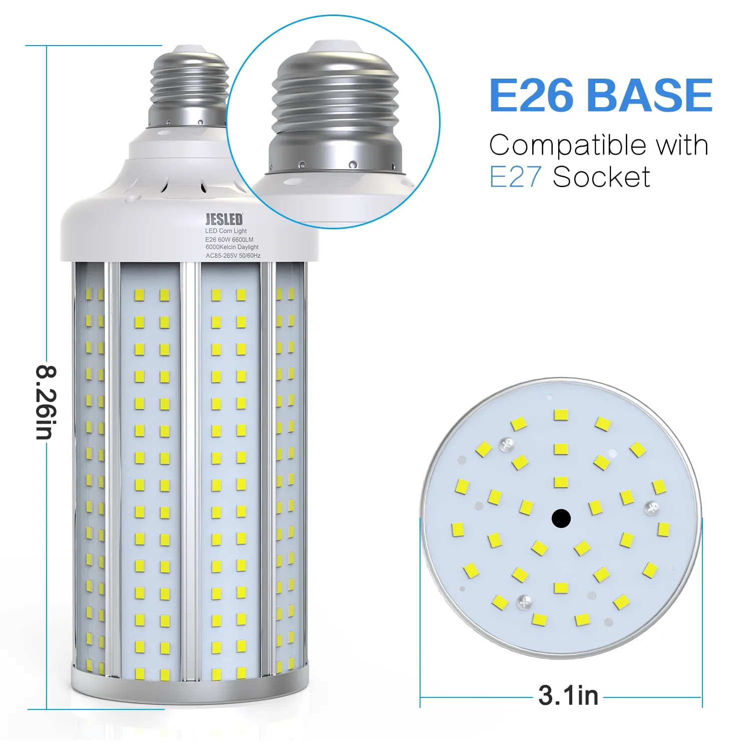 E27 top medium bulb