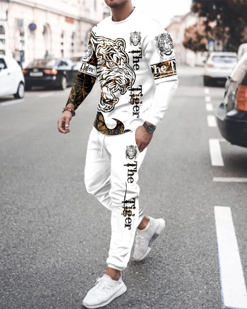 3D Printed Gym King Mens Tracksuit Set Fashion MustHave Activewear