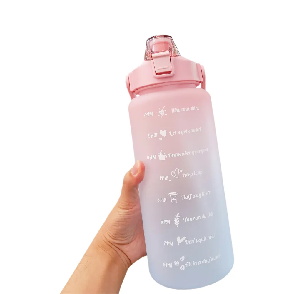2.5L Gym Water Bottle Outdoor Portable Water Cup Water Container For  Camping Travel Picnics Hiking