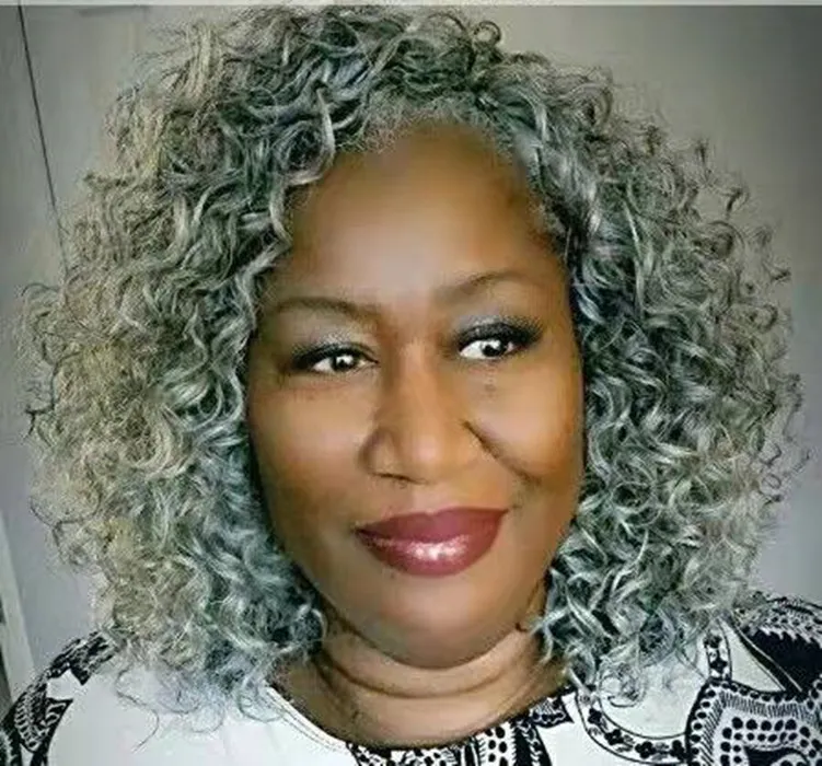 Gray Curly Crochet Braids Human Hair Grey Ponytail Bun Hair Extension Kinky Curl Silver Gray Drawstring Clip In 120g From Divaswigszhouyang 50.86 DHgate.Com