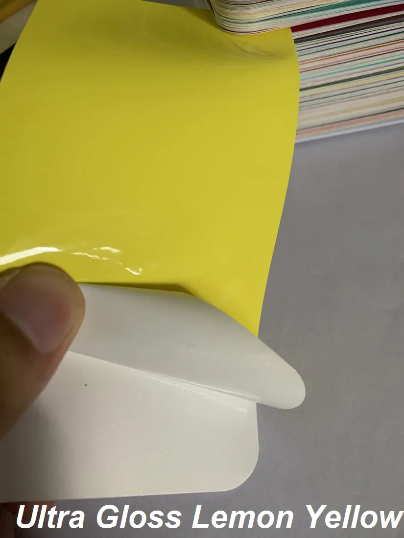 Glossy Lime Yellow Car Wrap Vinyl Film Ultra From Bestcarwrap