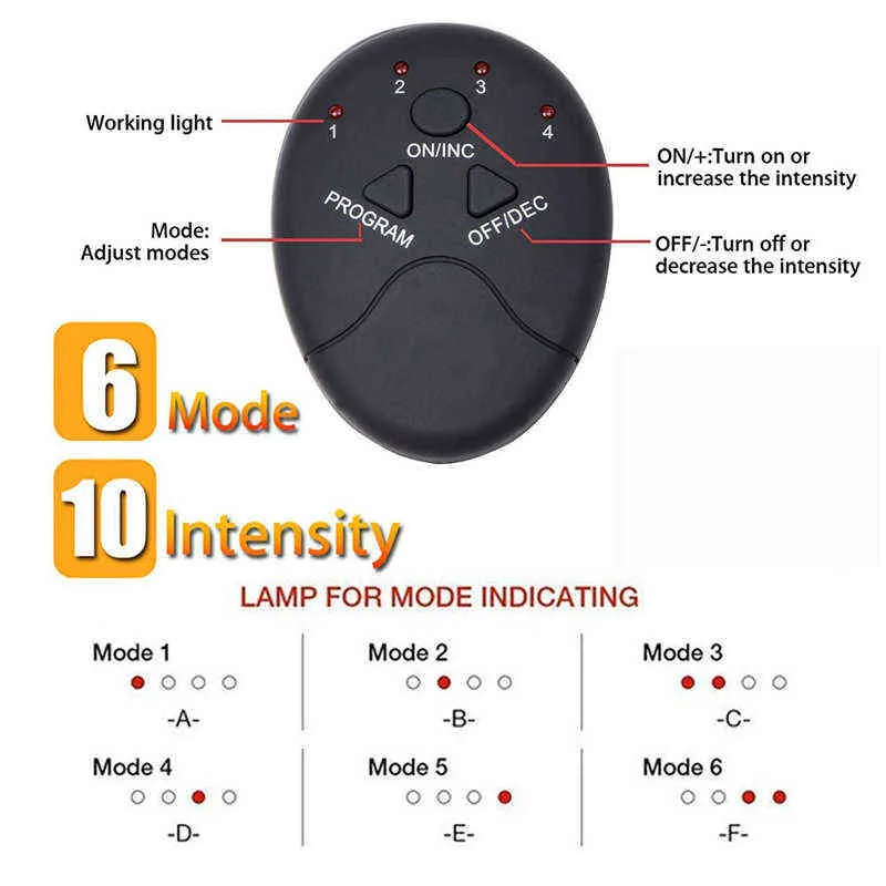 Integrated Equip EMS Electric Muscle Stimulator Fitness Massage Abdominal Trainer Toner Body Slimming Massager Home Gym Equiment USB Rechargeable 0908