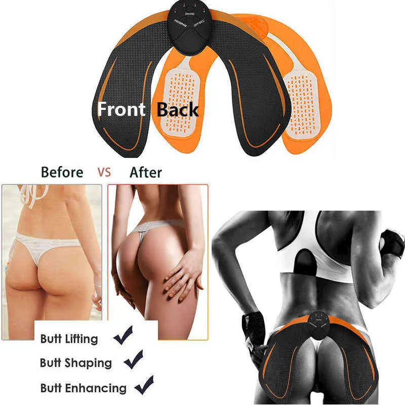 Integrated Equip EMS Electric Muscle Stimulator Fitness Massage Abdominal Trainer Toner Body Slimming Massager Home Gym Equiment USB Rechargeable 0908