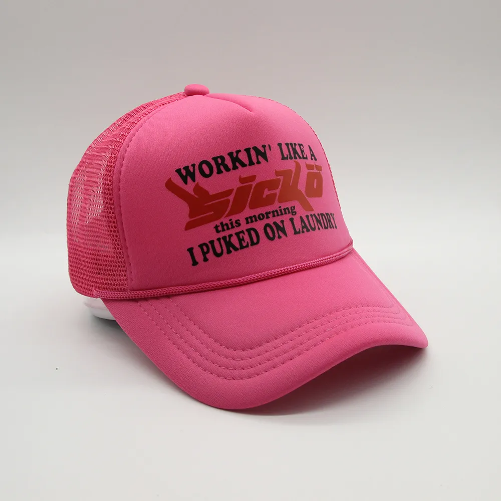Trendy Trucker Hat - IAN CONNOR SICKO Style Ball Cap for Men & Women ...