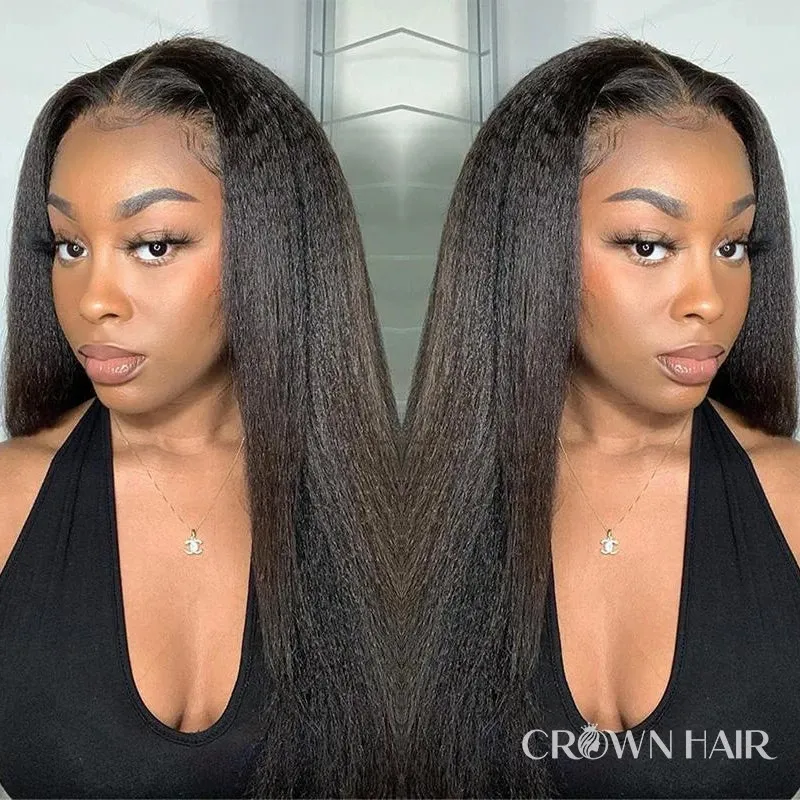 Transparent Hd Straight Lace Front Wig Yaki Brazilian High Ponytail 360 Lace Frontal Wigs Cheap Human Hair Extensions For Women Preplucked From Echoli2013 75.08 DHgate.Com