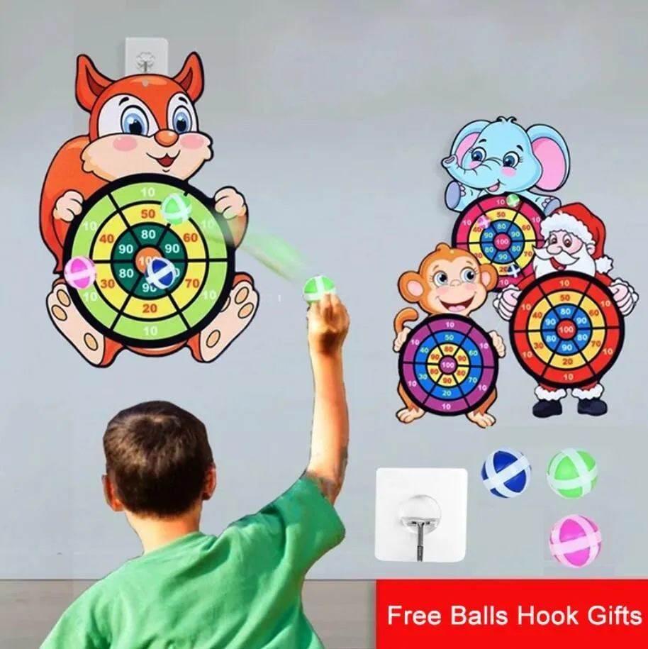 Dessin Animé Animaux Nouveauté Jeux En Plein Air Ventouse Balle Jouet  Enfant Intérieur Collant Balle Jeu De Fléchettes Cible Sport Jeu Jouets 8  Styles Du 2,11 €